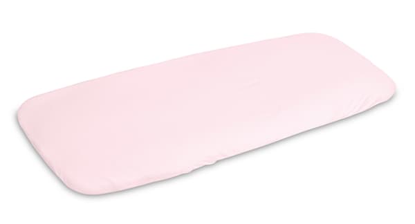 Vuggelagen, bambus, lyserød, 40x90