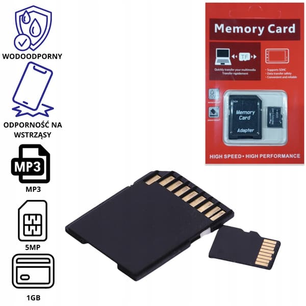 32GB Micro SD-kort med adapter
