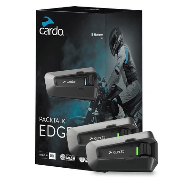 Cardo Packtalk Edge Duo motorcykelintercom, Bluetooth 5.2