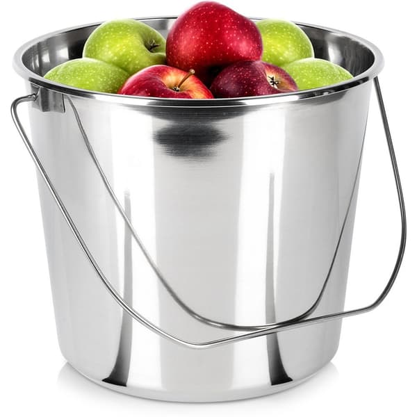 Ruostumaton teräsruokasanko 12 l