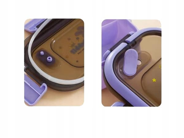HXD8808 aamiaisbehållare 1,2L violetti