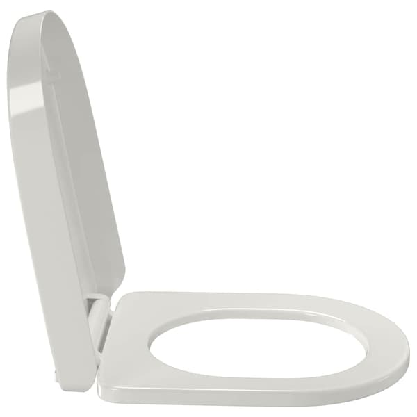 vidaXL Toalettsits, mjukstängande, vit