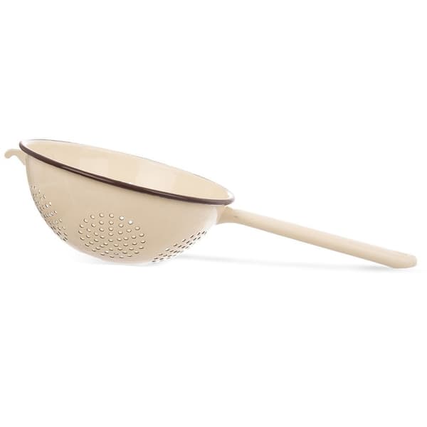 Emaljerad köks-sikt brun BROWN 22 cm
