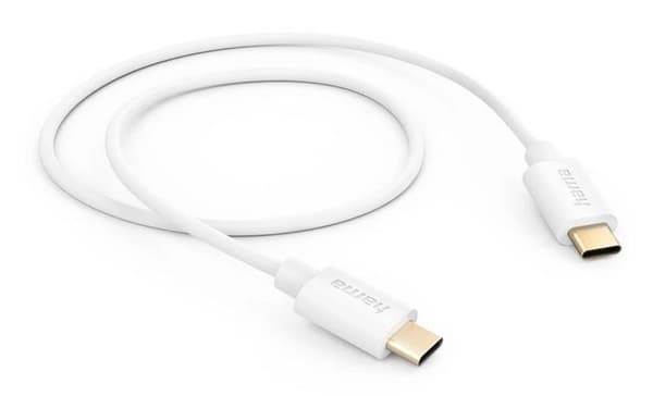 USB-C-kaapeli HAMA Data 1m Valkoinen