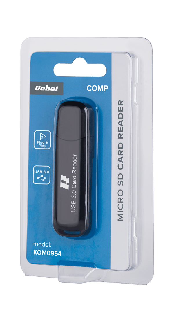Rebel SD og microSD kortlæser USB 3.0