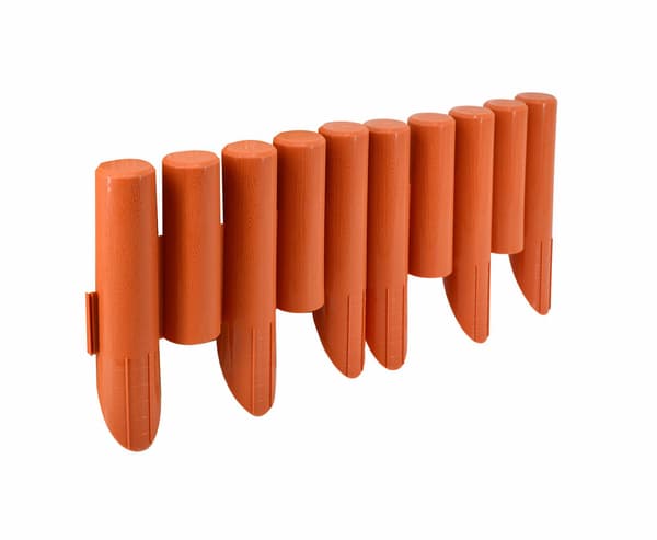 AWTOOLS HAVEPALISADE 8 stk. 2,3 m TERRACOTTA