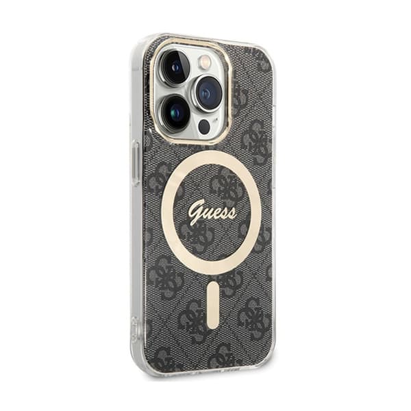 Guess 4G MagSafe - iPhone 15 Pro cover (sort)