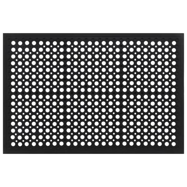 vidaXL Dörrmatta, Rektangulär, 60x90 cm, Gummi