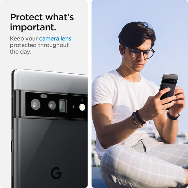 4x glasbeskyttelseskamera til Google Pixel 6 Pro - sæt med stærke linser, 9 timer