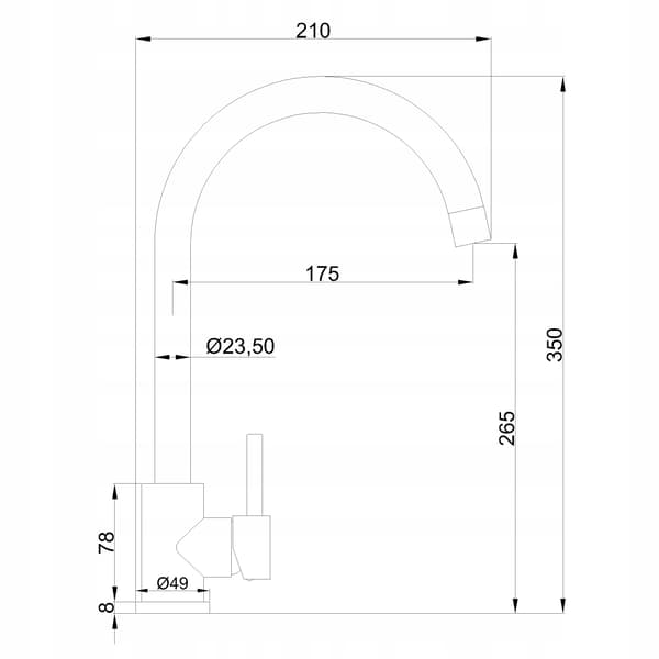 Plastgolvklocka med väckarklocka för sovrummet 9,5x4 cm