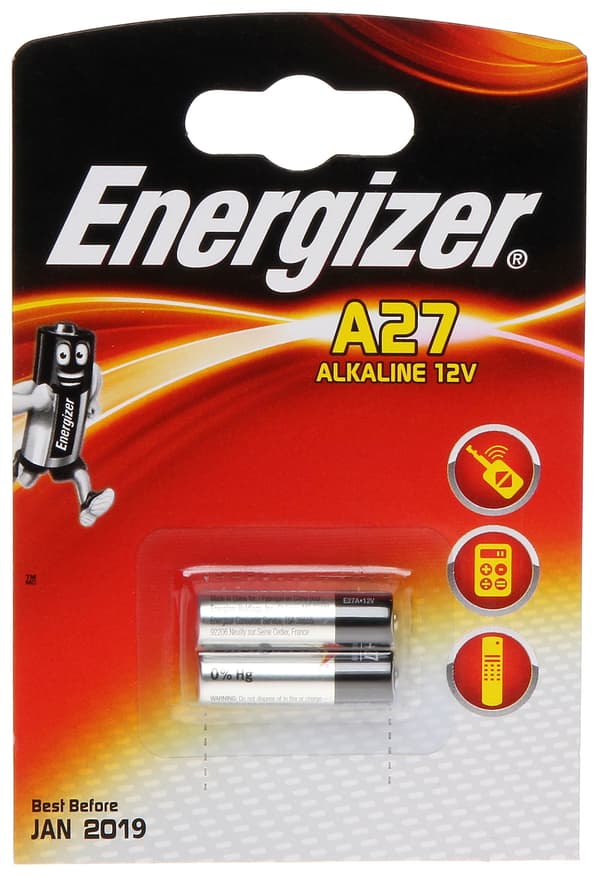 ALKALIPARISTO BAT-A27*P2 12V A27 ENERGIZER