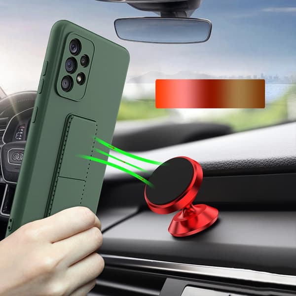 Wozinsky Kickstand Case silikone cover med stativ Xiaomi Redmi Note 11 Pro cover sort