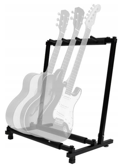 MUSIC MATE MM-AG80 Tenuto Sort Guitarstativ