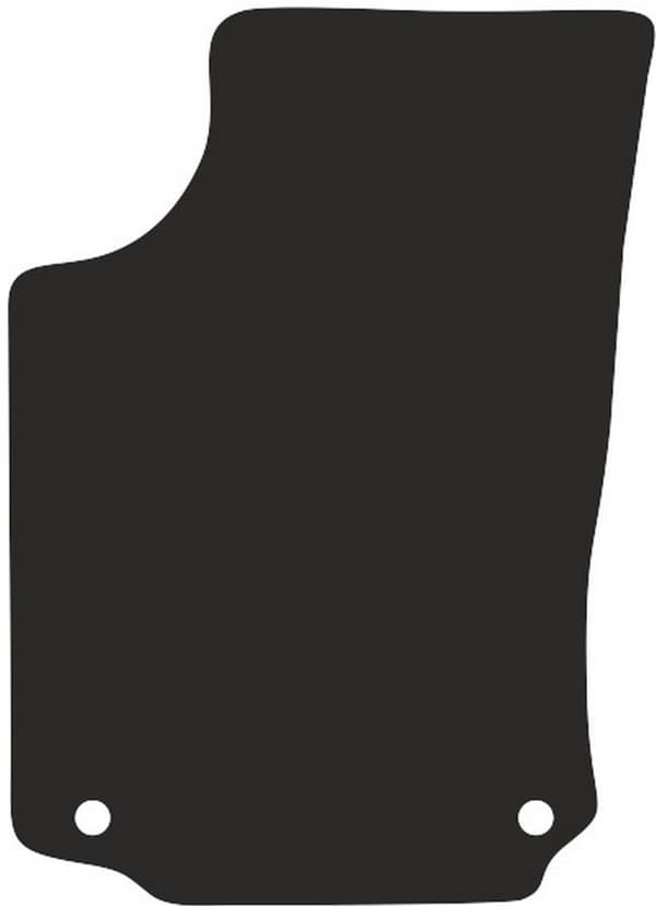 polyamid gummiunderlagt førermåtte til Opel Corsa C hatchback 2000-2006