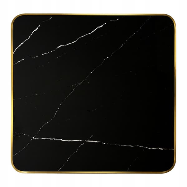 Metal bordben sort-guld glamour A608