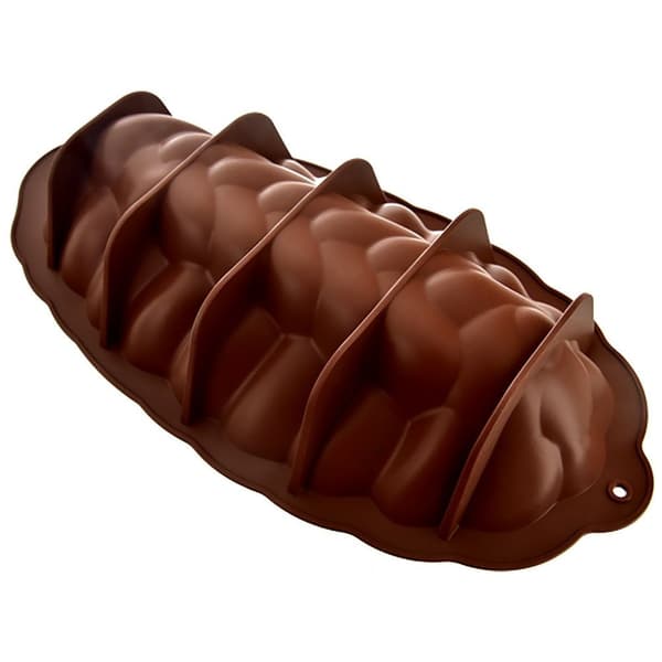 Brun silikonform för chałka SILLINIE 41 cm