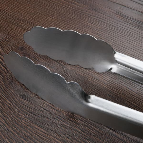 Grilltænger i stål 43 cm