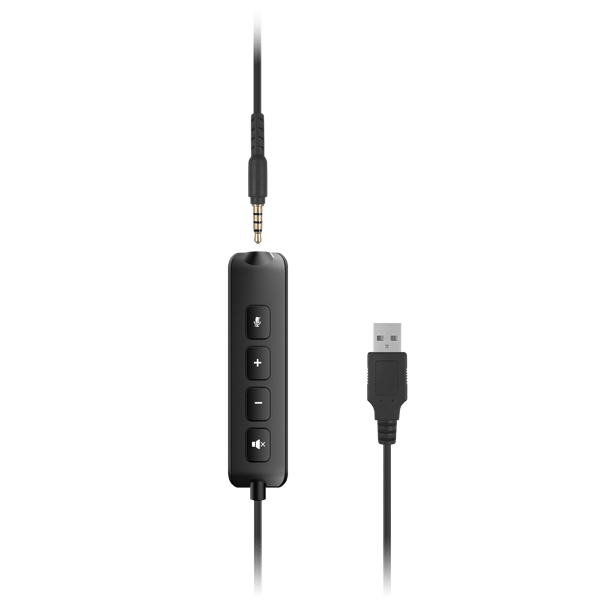 Kruger&Matz P3 USB-träningshörlurar med mikrofon för spel