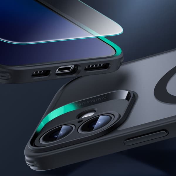 ESR CLASSIC PRO SÆT HALOLOCK MAGSAFE IPHONE 16 SORT FROSTET