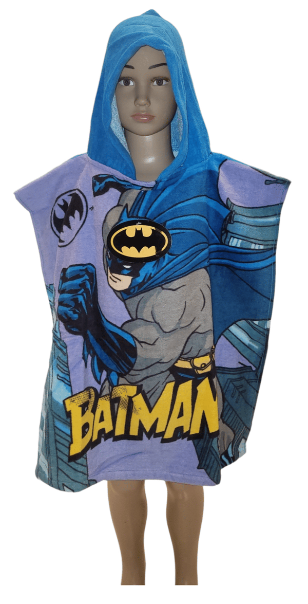 BATMAN BARN BADHANDDUK PONCHOÖVERDRAG