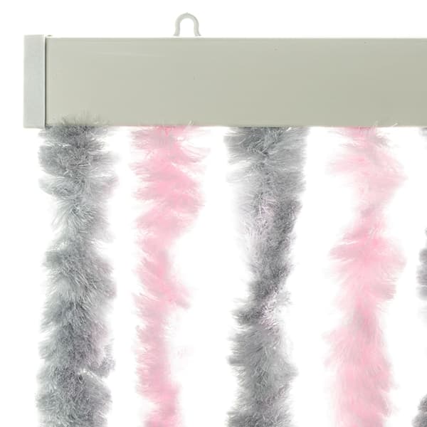 vidaXL Flugnät, Silverrosa, 100x230, Chenille