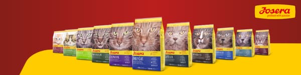 Josera Catelux torrfoder för katter 2x2 kg, spannmålsfritt, med anka