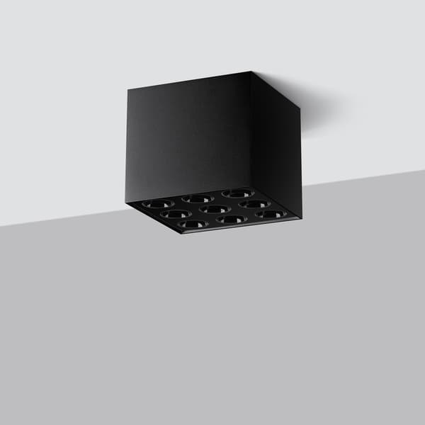 ECLIPSE LED LOFTSLAMPE SORT ALU LUMILO 12.123.11