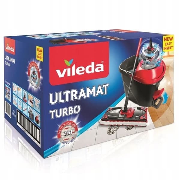 VILEDA Ultramat TURBO Sæt roterende moppespand