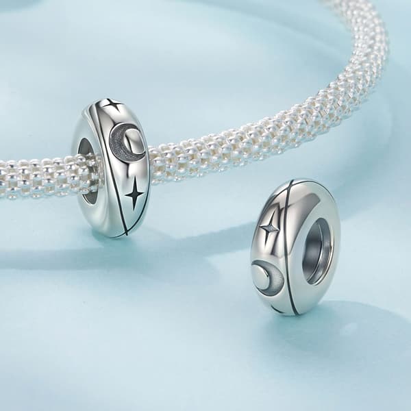 Silverberlock COSMIC stopparpärlor silver 925 pärla