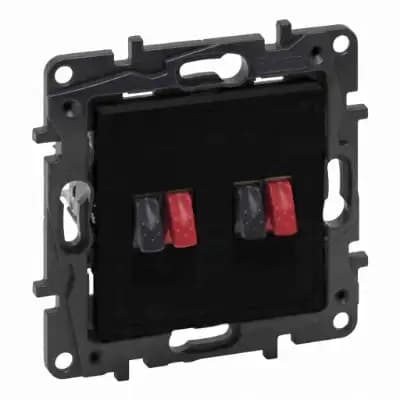 Niloe Step Modul musta kaiutinkontakti Hi-Fi 2x terminaali 4mm2
