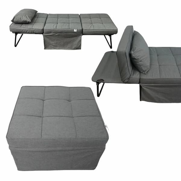 Foldbar puf 2-i-1