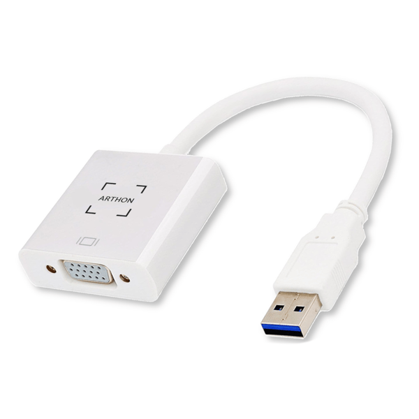 Extern grafikkort USB 2.0 / 3.0 till VGA bildkloning D-Sub