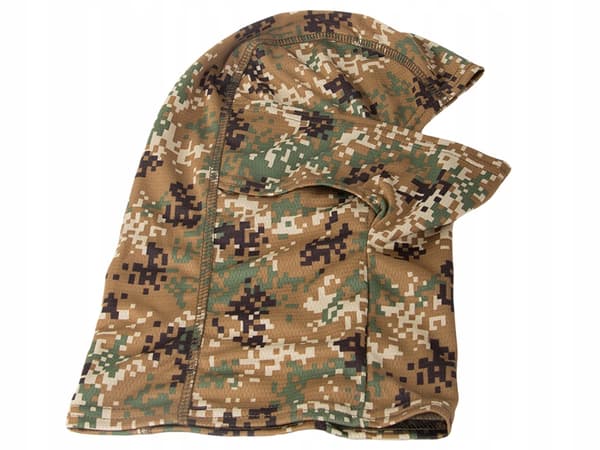 Brun kamouflagebalaclava (500)