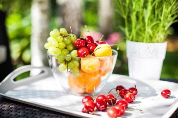 Rund glas salatskål til snacks 17 cm