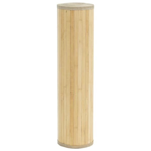 vidaXL Rektangulär matta, ljus naturfärgad, 70x200 cm, bambu