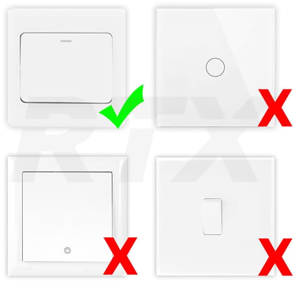 TUYA 2-kreds WiFi indbygget lysdæmper