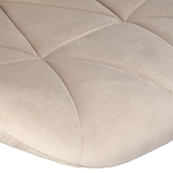 Gordon svart beige sammetsbarstol