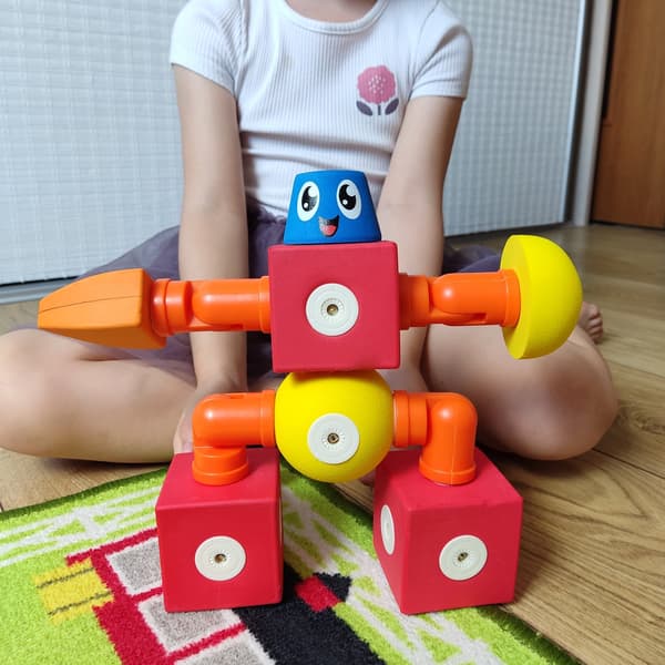 Magnetiske skumblokke - MagFlexi - 100 stk.
