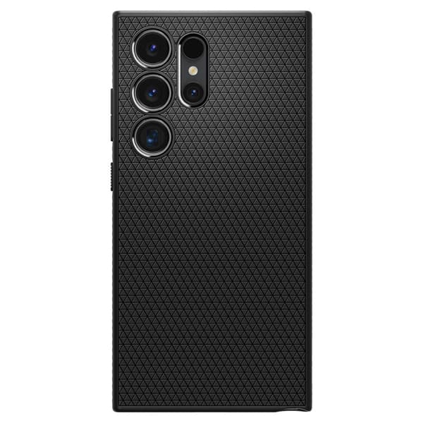 Spigen Liquid Air - Etui til Samsung Galaxy S24 Ultra (Mat Sort)