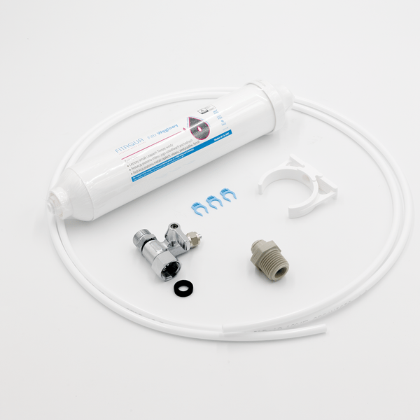 Diskblandare med flexibel tapp filter Amii guld RIVECO Laveo