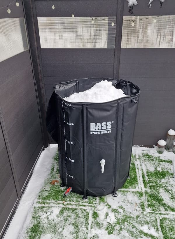 Regnvandstønde 750 l, grå