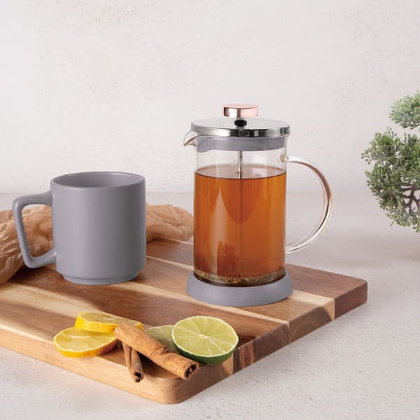 PISTON KAFFE- OG TEINFUSER 600 ml BERLINGER HAUS BH-8588 TAUPE