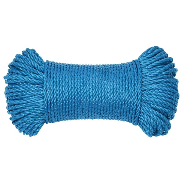 vidaXL Työköysi, sininen, 3 mm, 100 m, polypropeeni