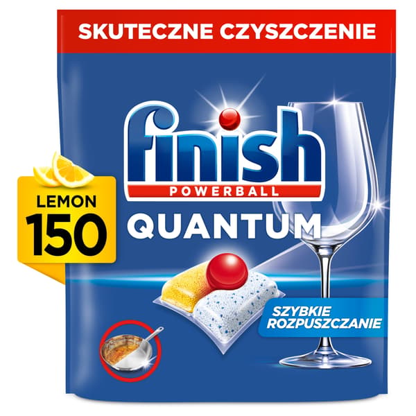FINISH Quantum All in 1 Lemon diskmaskinskapslar 150 st