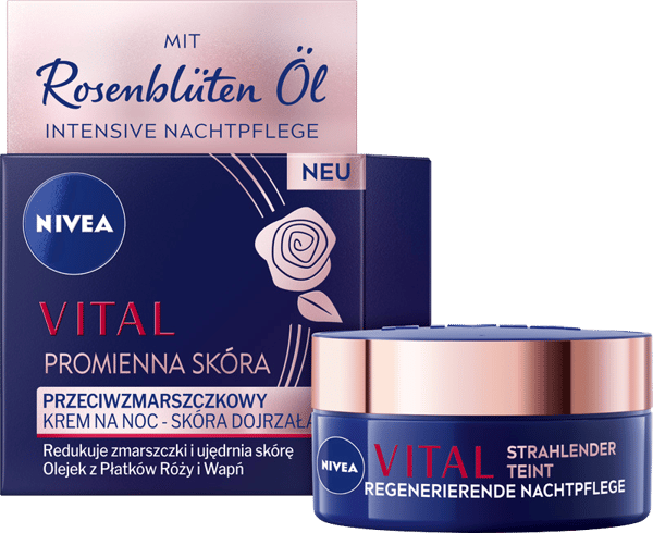 NIVEA VITAL STRÅLANDE HUD natkräm 50 ml