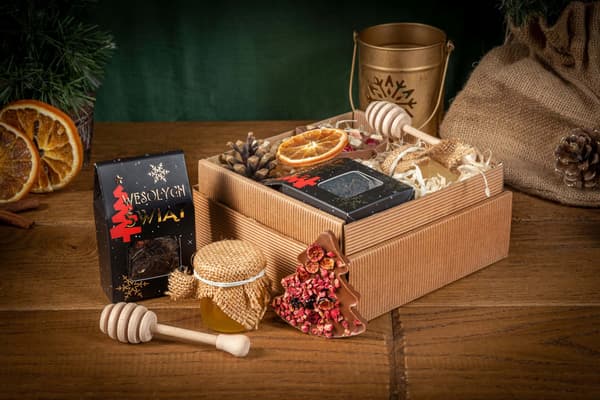 Nikolaus-joululahja tee suklaa box