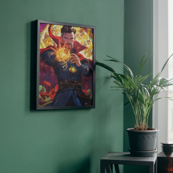 TALMALERI MED RAMME Marvel Dr. Strange malerier 40x50 cm