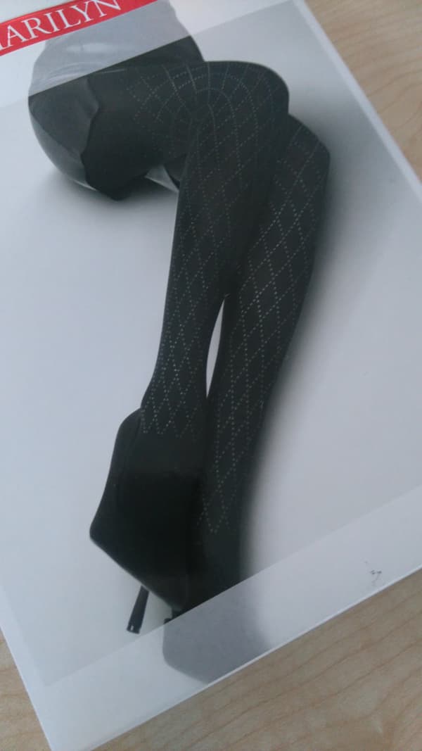 RIBBEDE DAMESTRØMPEBUKSER ALLURE B01 MARYLIN 3/4 SORT/SORT
