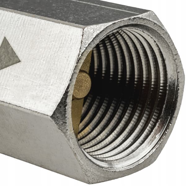 Lineær returventil til kompressor 1/2" 15 bar 50 mm