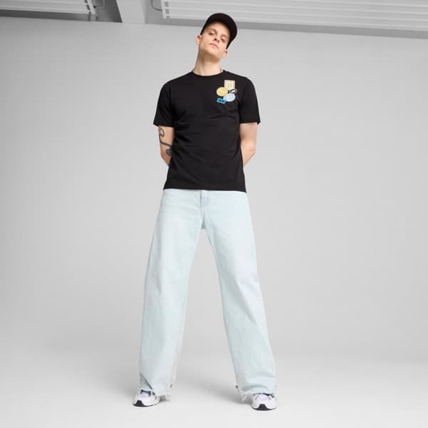 Herre T-shirt Puma GRAPHICS ICON sort 68482901 r S